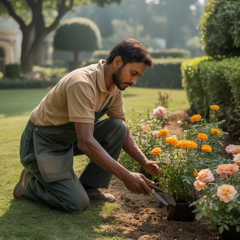 Professional horticulture and garden planting